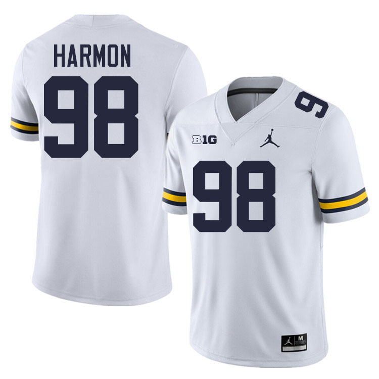 Tom Harmon Michigan Jersey,Michigan Wolverines #98 Tom Harmon Jersey Youth-White